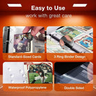 Trading Card Binder 400 Cards 50 Pages – 4 Pocket Zipper Album Organizer: Pokedex